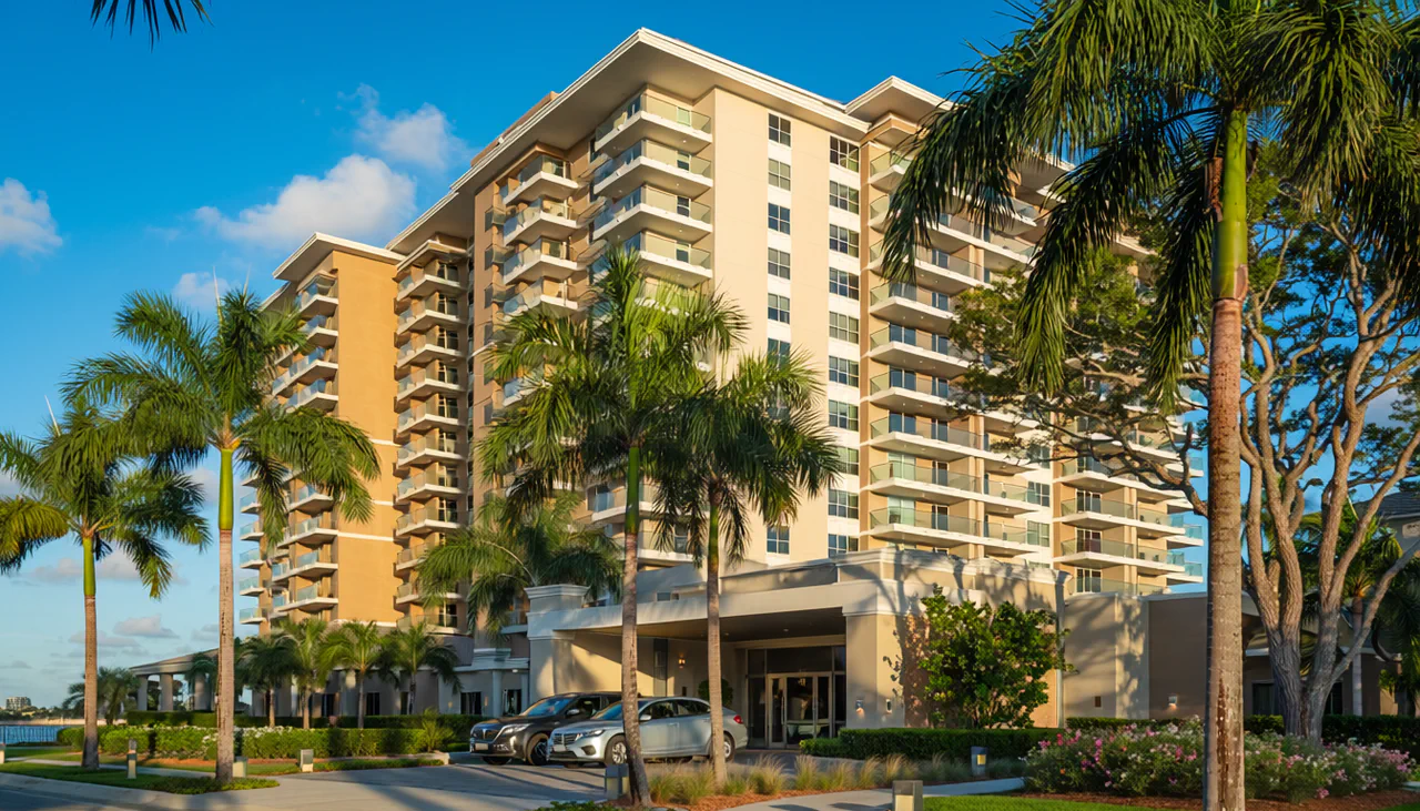 Multi-story condominium building in Pinellas County, FL